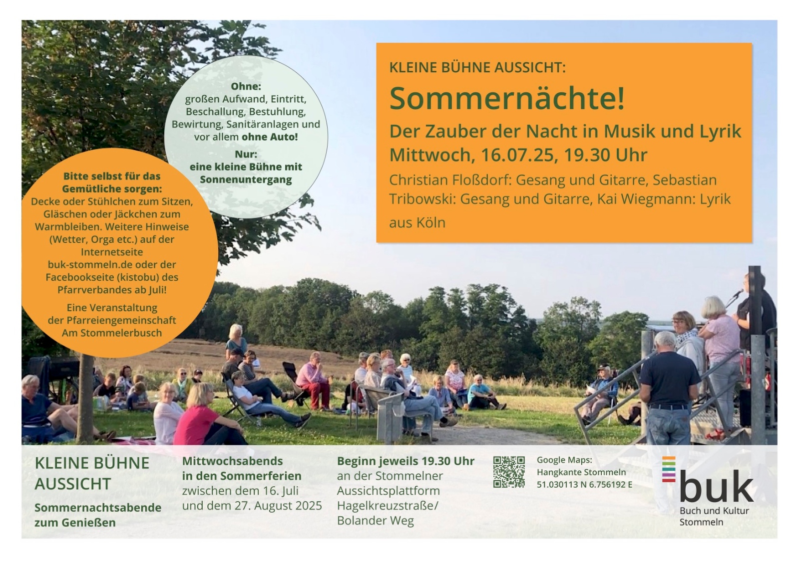 1 Plakat Kleine Bühne Aussicht Sommernächte_16_07_25 (c) Heike Grappendorf 1 Plakat Kleine Bühne Aussicht Sommernächte_16_07_25